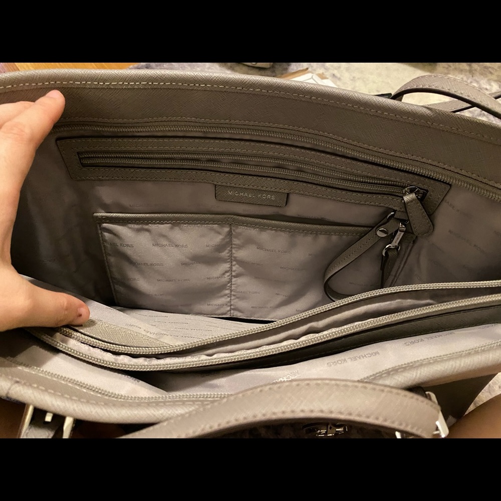 Michael Kors Dark Gray Multi-Function Tote - image 3